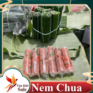 30 cây nem chua thanh hoá loại dài -nem chua lá chuối sạch ngon