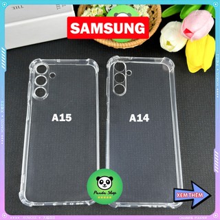 Ốp Samsung A14 / A15 Bảo Vệ Cam, Chống Sốc, Trong Suốt, Silicon