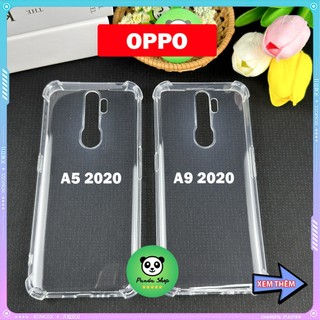 Ốp Oppo A5 2020 / A9 2020 Bảo Vệ Cam, Chống Sốc, Trong Suốt, Silicon