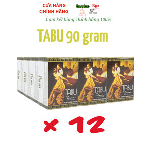 12 bánh xà bông nước hoa Tabu Thái Lan (Mỗi bánh 90g)