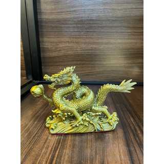 Tượng Rồng phong thủy bằng đồng kích thước dài 21cm