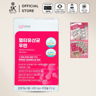 Viên uống men phụ khoa multi probiotics women ngăn ngừa v.i.ê.m nhiễm, nấm ngứa vùng kín - jk auth cosmetics