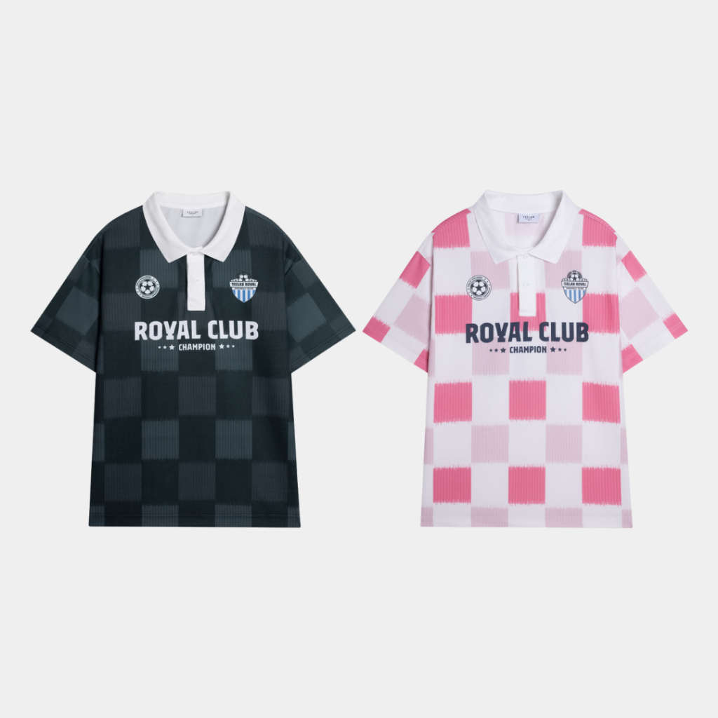 Áo Polo Teelab Football Vintage Unisex Form Oversize Local Brand AP053