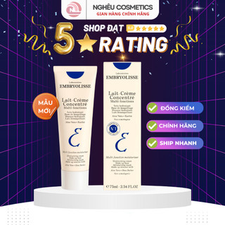 Kem dưỡng ẩm Embryolisse giúp phục hồi da Lait Crème Concentré Tuýp 75ml (yang)