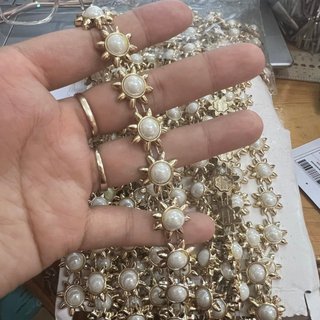 Dây Nhựa Đính hạt trang trí (30k/mét)