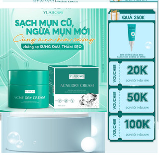 Kem dải mầm tiêu mụn 24H ACNE DRY CREAM thương hiệu Dr. lacir hộp 25gr
