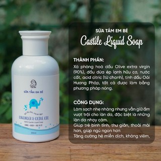 Sữa tắm em bé - Castile Liquid Soap
