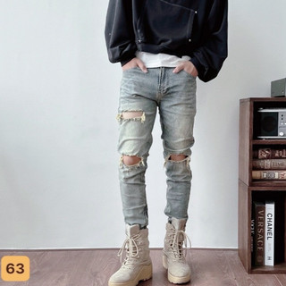 Quần Jean Nam Chất Co Giãn, Không Bai Màu, Dáng Ôm Body, Hit Hót (ảnh kèm video) Thời Trang Phong Cách Luty Shop ms8522
