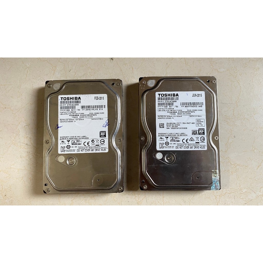 HDD 500 GB cũ ít dùng - Hàng chính hãng siêu bền - sức khỏe 100%