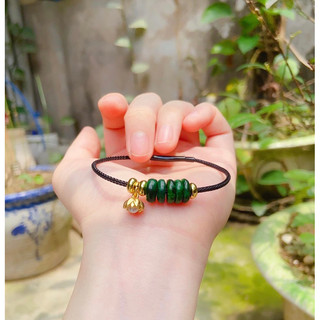 Vòng tay đồng điếu ngọc sơn thuỷ mang lại may mắn tài lộc