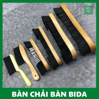 Bàn chải vệ sinh bàn bida bàn chải lau mặt phẳng quét dọn các góc cạnh bàn đánh bida kích thước 18cm 23cm 28cm 32cm