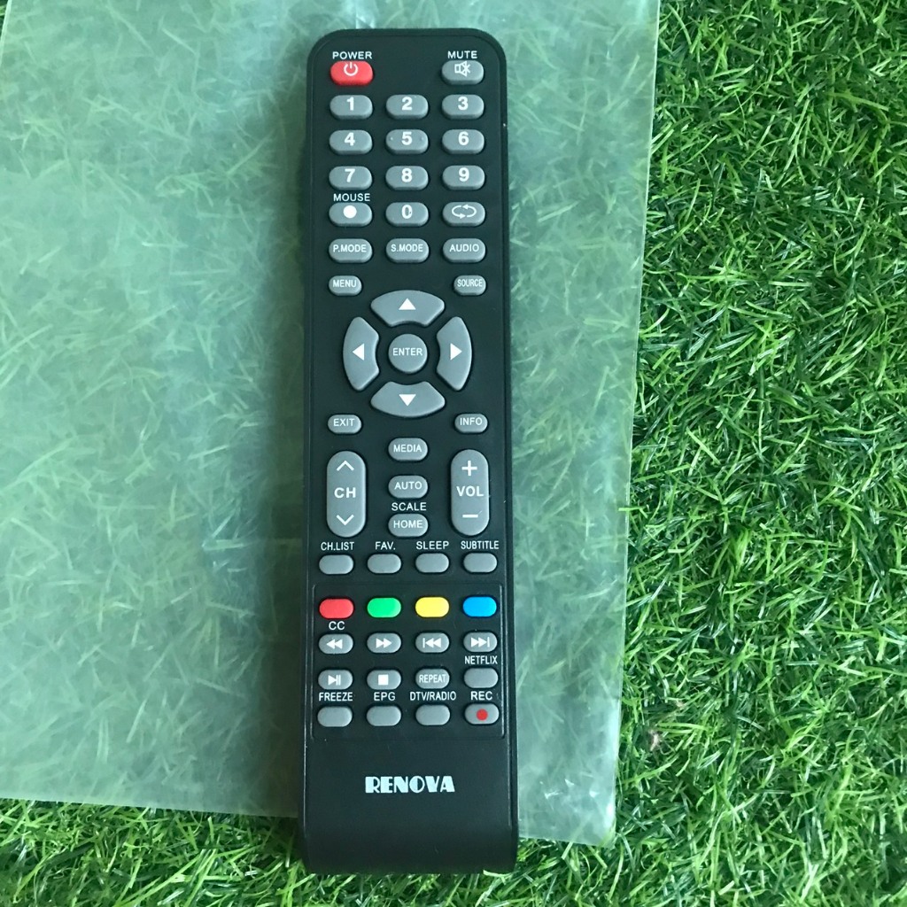 Điều khiển tivi Renova dòng LCD, Remote TV RENOVA hàng chính hãng theo TV