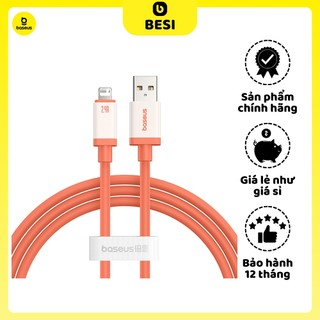 Cáp sạc nhanh baseus 0℃ series fast charging data cable usb to ln 2.4a