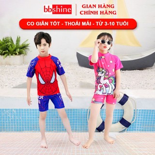 Đồ bơi cho bé 3-10 tuổi chất thun cao cấp BBShine, Đồ bơi bé gái và bé trai nhiều họa tiết đáng yêu - DB020