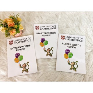 Vở luyện viết từ vựng Cambridge - Cambrigde Starter, Mover, Flyer Words Review
