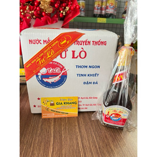 Thùng 6 chai nước mắm cá cơm truyền thống tư lò