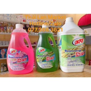 Nước lau sàn nhà okay 2000ml / 3800ml thái lan thái lan market
