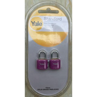 Khoá vali cặp đôi Yale Y110/115/2 ( Xanh, Tím )