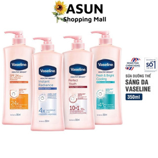 Sữa Dưỡng Thể Vaseline Healthy Bright Sáng Da, Nâng Tông Dưỡng Da 350ml
