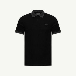 Áo Polo Americus Gosani AG62 Cao Cấp Màu Đen Phối Cổ