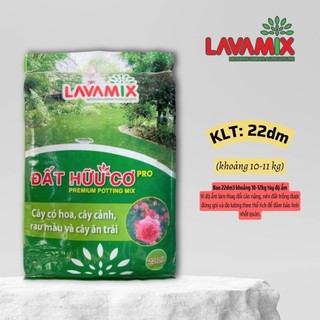 Đất Trồng Cây Cao Cấp (Bao 22dm -10kg) - Đất Hữu Cơ LAVAMIX Cao Cấp Chuyên Trồng Rau Sạch và Hoa | Green House