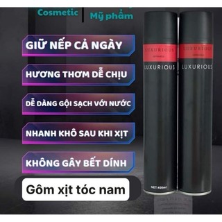Gôm xịt tóc tạo kiểu Luxurious 420ml