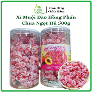 Xí muội đào hồng phấn chua ngọt hũ 500gr