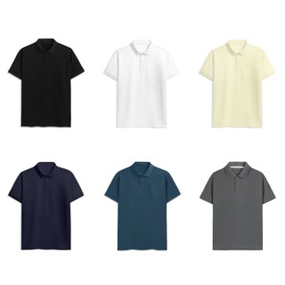 Áo thun có cổ basic polo nam rhodi cotton cá sấuthanh lịch, sang trọng
