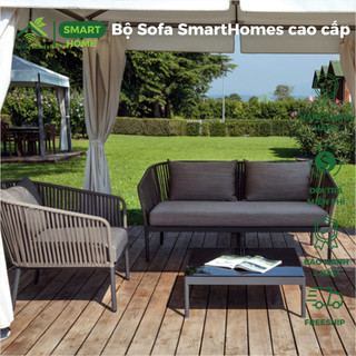 Bộ sofa SmartHomes cao cấp dùng quán cafe sân vườn decor phòng ngủ phòng khách sang trọng siêu bền và chịu được nhiệt độ