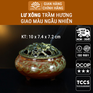 Lư Sứ Xông Trầm Hương Cao Cấp Xưởng Mộc Việt