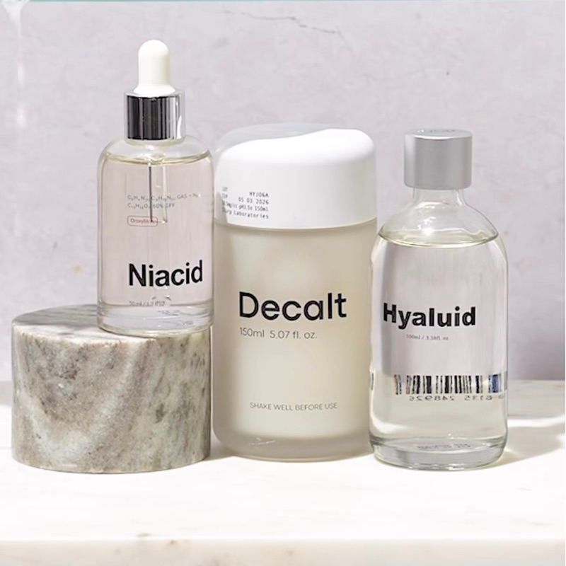 (Set 3 chai, date 03/2026) gồm Niacid 50ml + Hyaluid 100ml + Decalt 150ml - (Slurp Laboratories)
