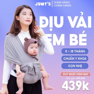 (HOẢ TỐC) Đai địu em bé- Địu Jumy's Sling Chịu Lực- Full màu