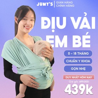 Đai địu em bé Jumy, Địu trẻ sơ sinh Sling màu xanh mint