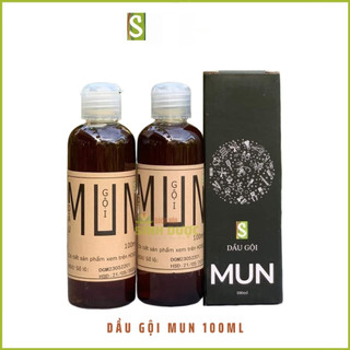 Dầu gội thảo dược mun giảm rụng tóc, ngừa gàu, nấm , kích thích mọc tóc hiệu quả 100ml htx sinh dược