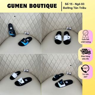 Dép Quai Ngang Jot Đan Lai Logo Nổi Quai Vân Sần Cực Chất - Dép Lê Nam JD Lai Phối Quai Hai Màu Siêu Đẹp