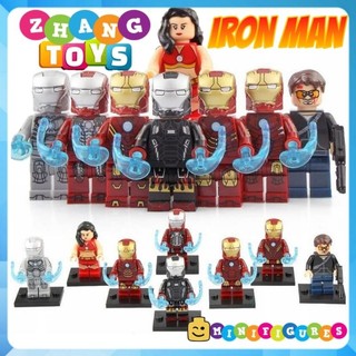 Đồ chơi Xếp hình Iron Man Người sắt Tony Stark siêu anh hùng Marvel tuyển tập Minifigures Xinh X0199