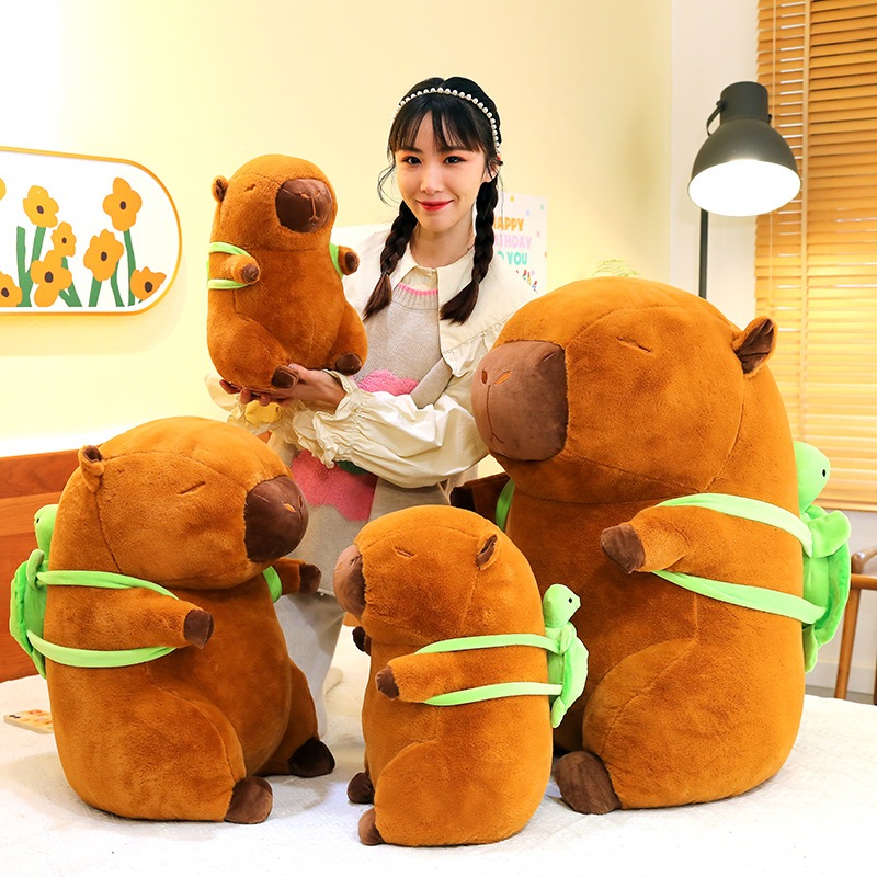 (MIỄN SHIP TẶNG CAPYBARA NHỎ) GẤU BÔNG CAPYBARA ĐẸP DỄ THƯƠNG 40CM