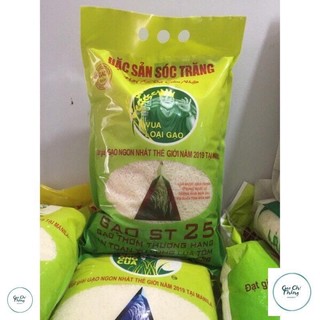 Gạo st25 loại 1 bao 5kg dẻo mềm thơm cơm