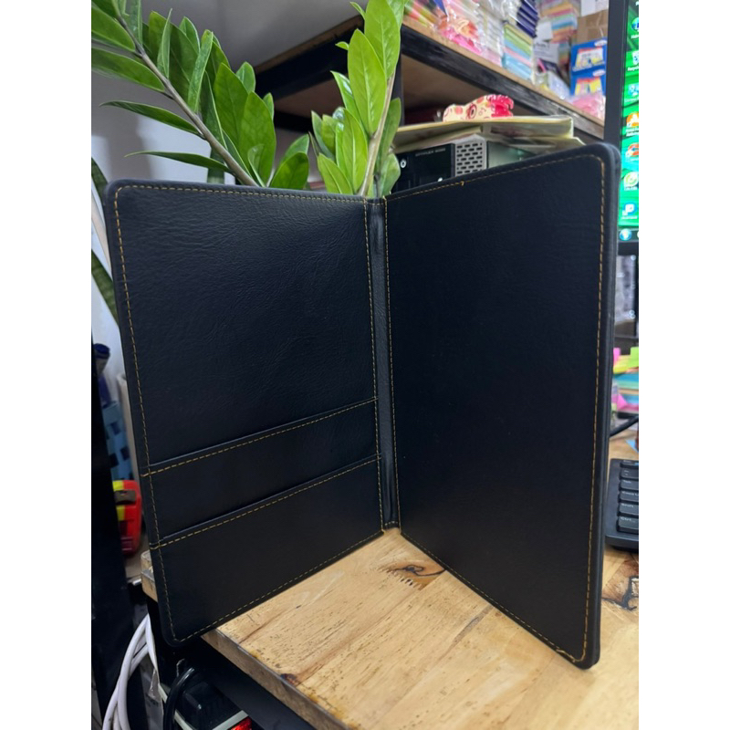 A5 - BÌA TAP SƠMI KẸP HỒ SƠ DA MAY A5