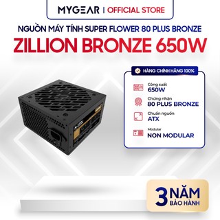 Bộ nguồn máy tính - psu super flower zillion 80 plus bronze 650w / 750w - chính hãng bảo hành 36 tháng