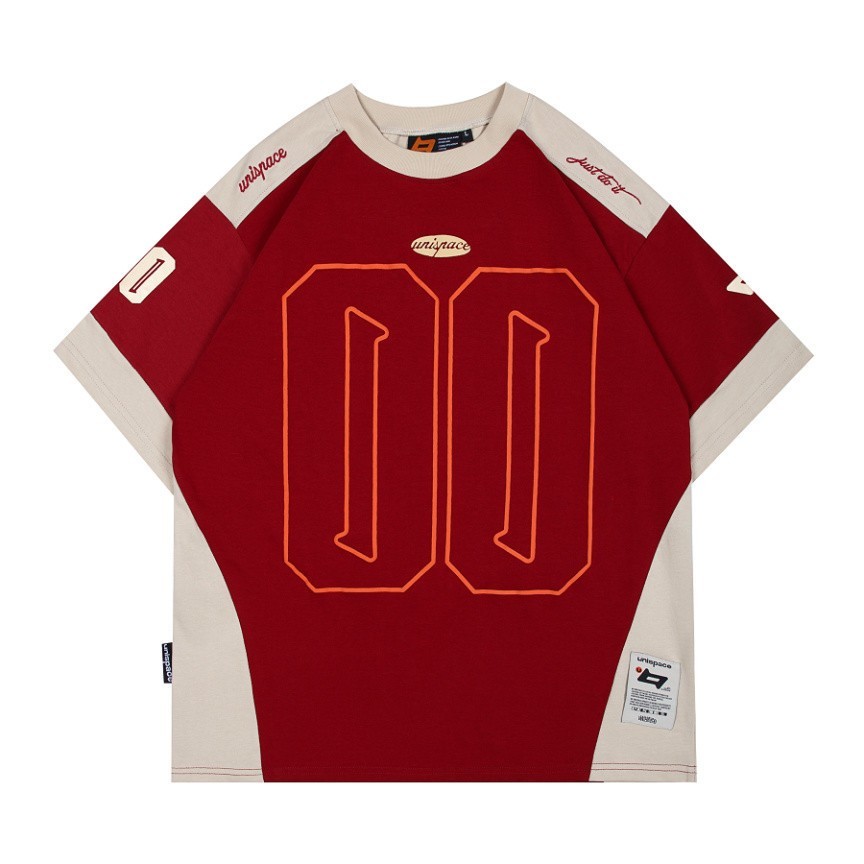 Áo Thun Phối Thể Thao Số 00 Áo Phông kiểu dáng thể thao Bóng Đá Bóng Rổ cực chất ĐẸP2024 | BigBuy360 - bigbuy360.vn