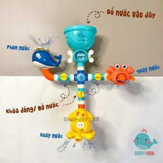 Đồ Chơi Nhà Tắm Cho Bé - Bộ 4 Ống Phun Nước