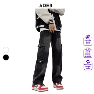 Quần Jean túi hộp, ống rộng tôn chiều cao tôn dáng dành cho cả nam và nữ xu hướng 2023