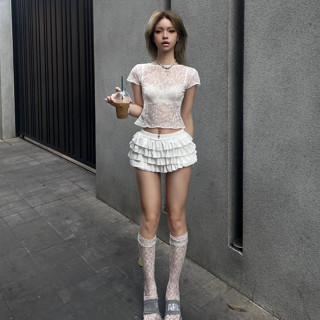 Váy Quần 4 Tầng TWENTI Thun Gân Tôn Vòng 3