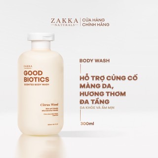  Sữa tắm lợi khuẩn hương nước hoa Good Biotics Scented Body Wash Zakka Naturals 300ml