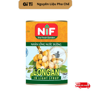 Nhãn ngâm nif 565gr | nhãn ngâm nước đường đóng lon nif