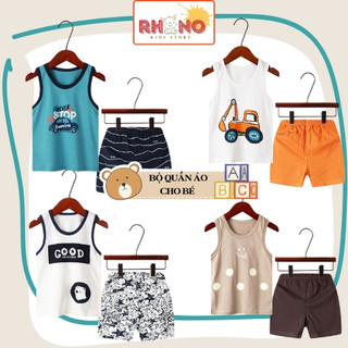 [MẪU MỚI 2022] Bộ quần áo trẻ em ba lỗ mùa hè ,đồ bộ bé trai chất cotton hàng chất lượng kiểu dáng dễ thương