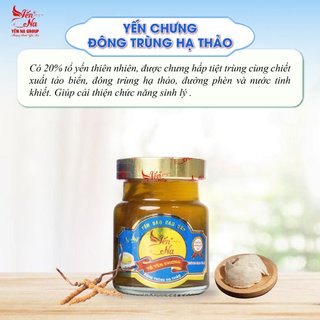 Yến hũ chưng sẵn vị đông trùng hạ thảo - YẾN NA