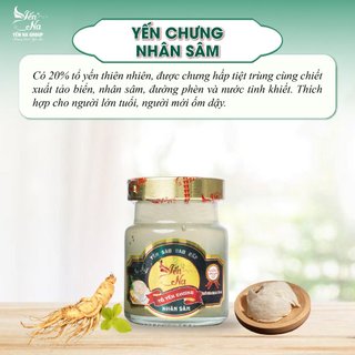 Yến hũ chưng sẵn vị nhân sâm - yến na