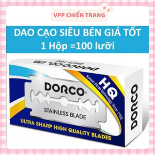  Lưỡi Dao Lam Dao Cạo Doorco 1 hộp 10 vỉ mỗi vỉ 10 lưỡi hàng chuẩn công ty loại 10-50-100 